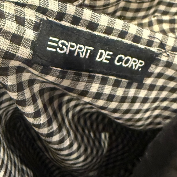 Esprit Brown and Black Tote Bag - Picture 7 of 11